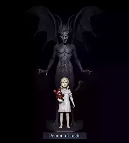 Demon of Night 3D print model