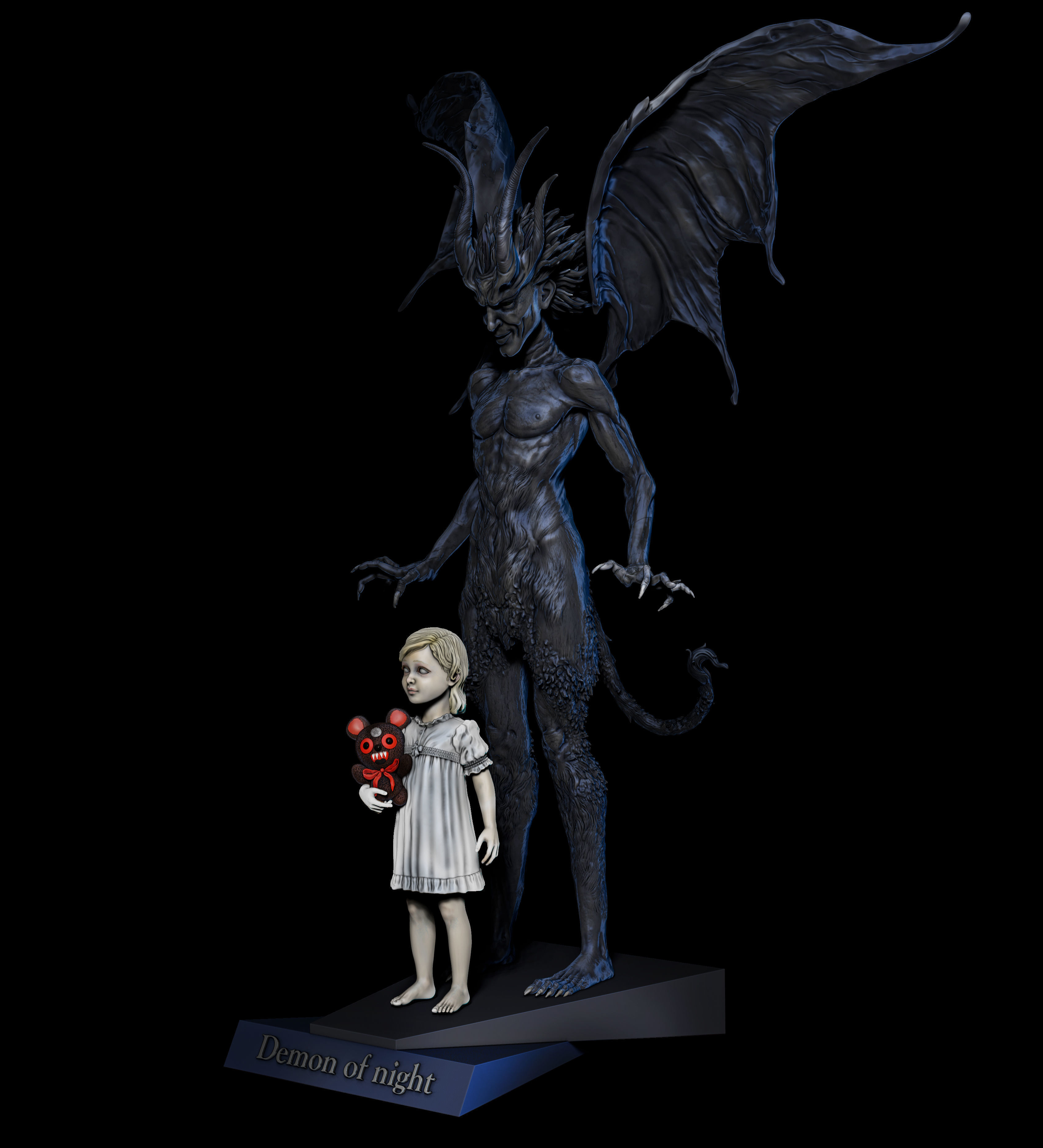Demon of Night 3D print model_4