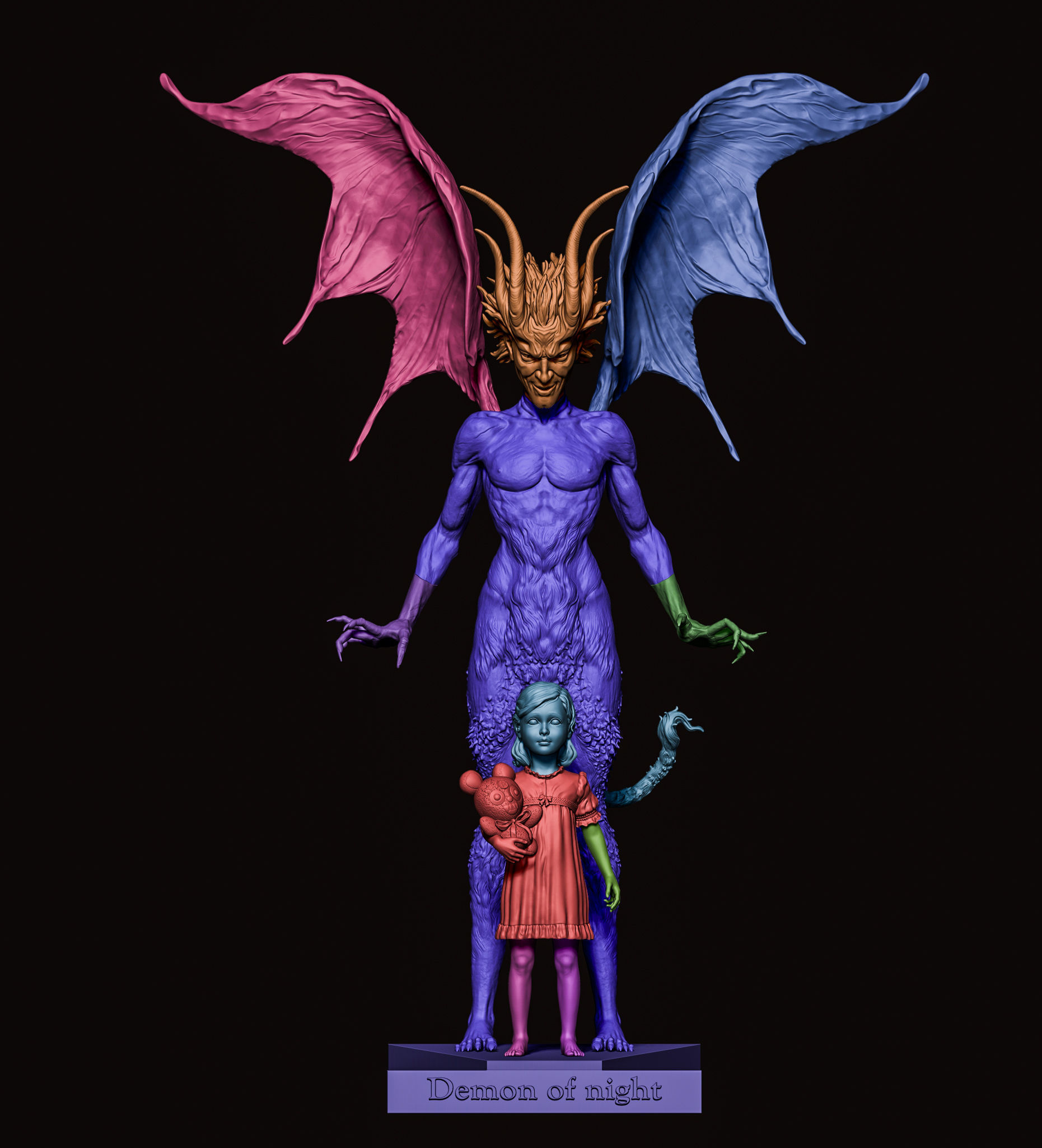 Demon of Night 3D print model_8