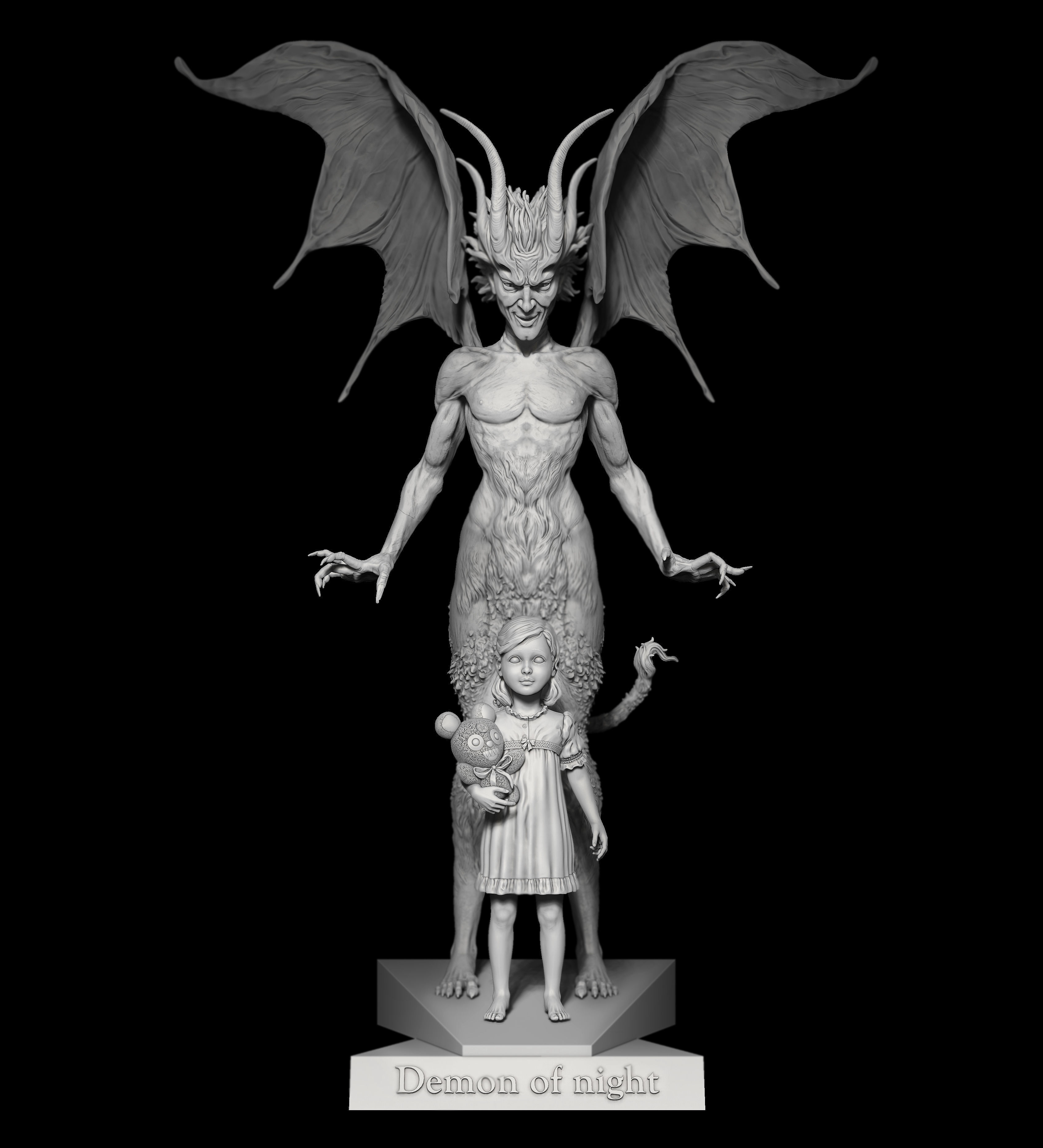 Demon of Night 3D print model_6