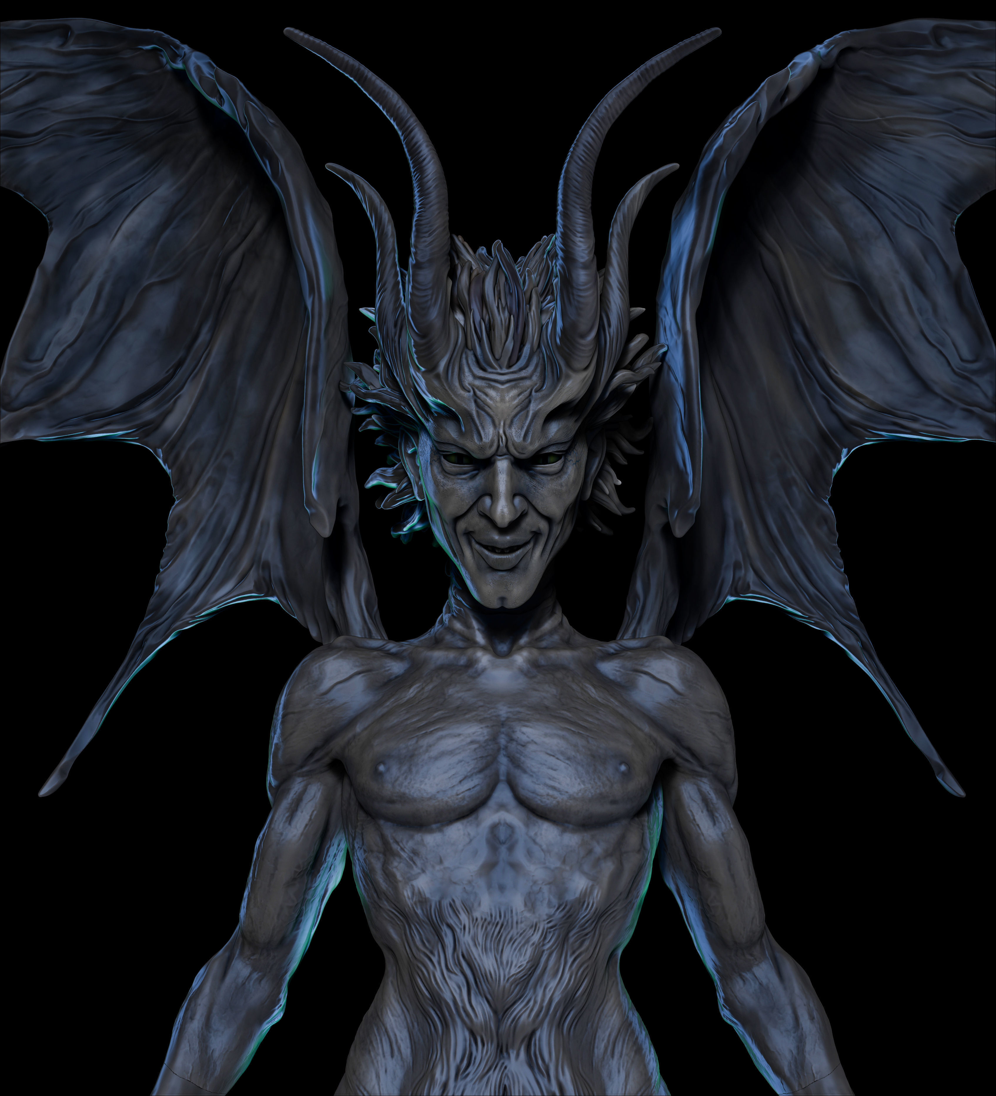 Demon of Night 3D print model_2
