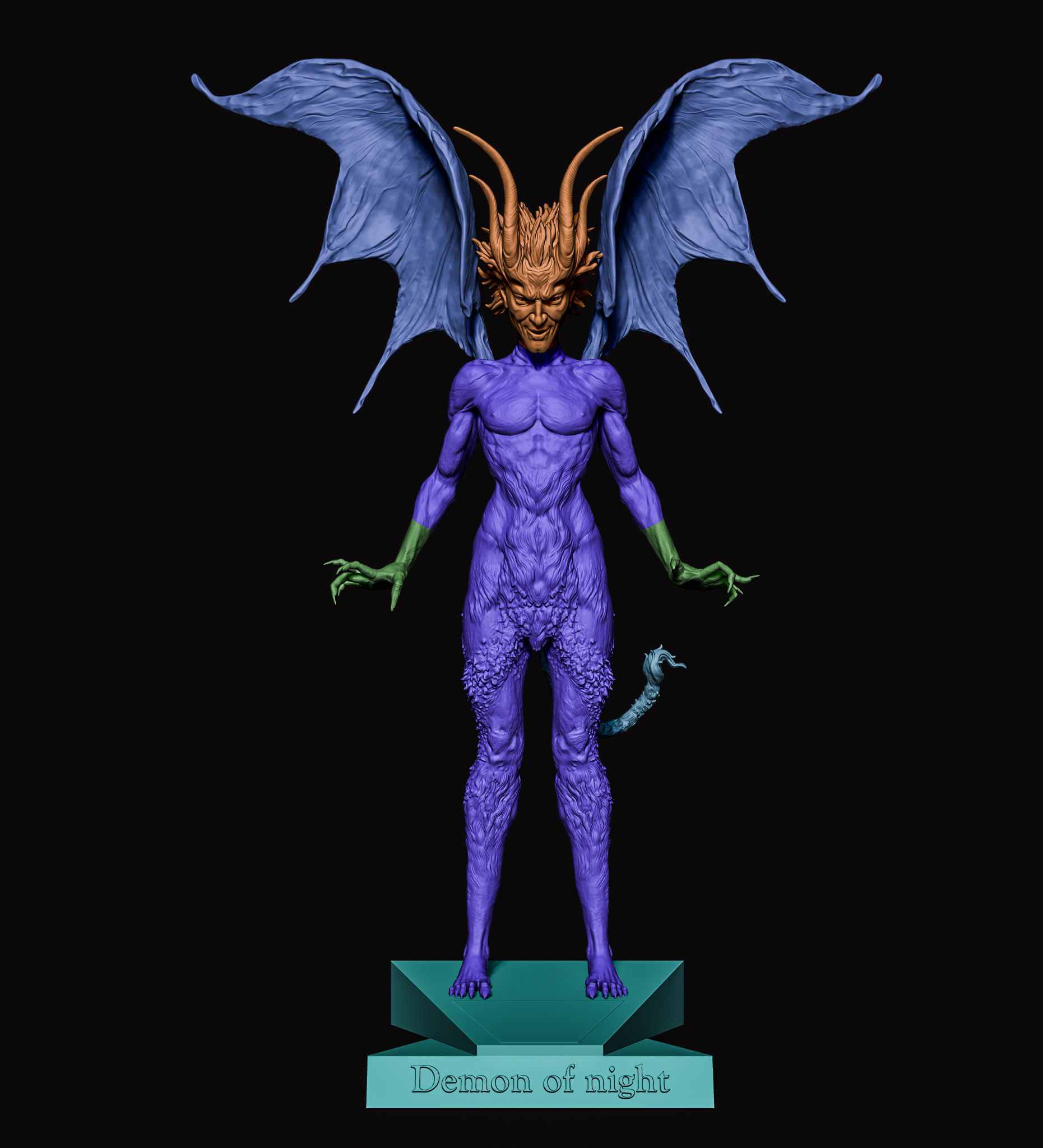 Demon of Night 3D print model_14