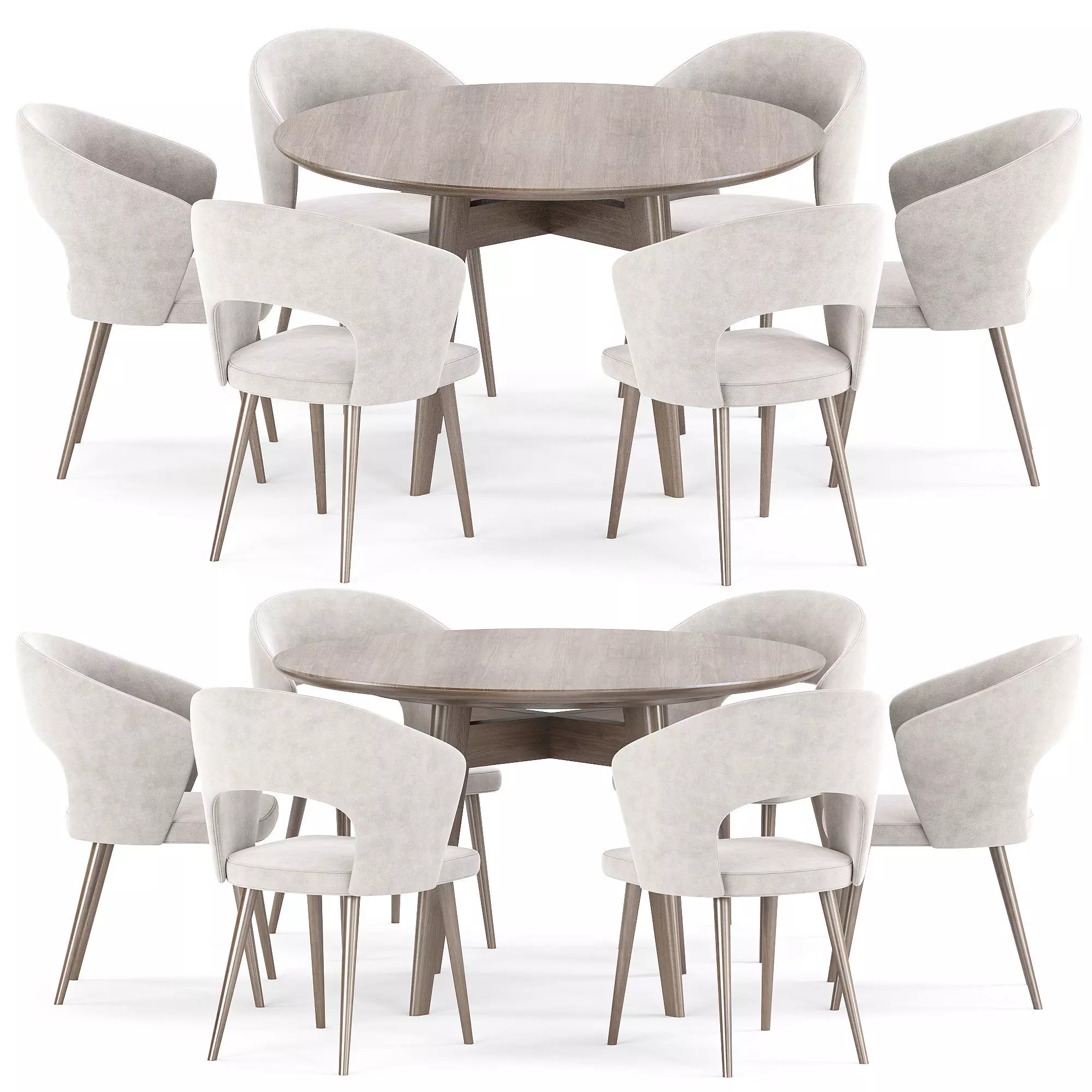 dining set 76 3D model_0