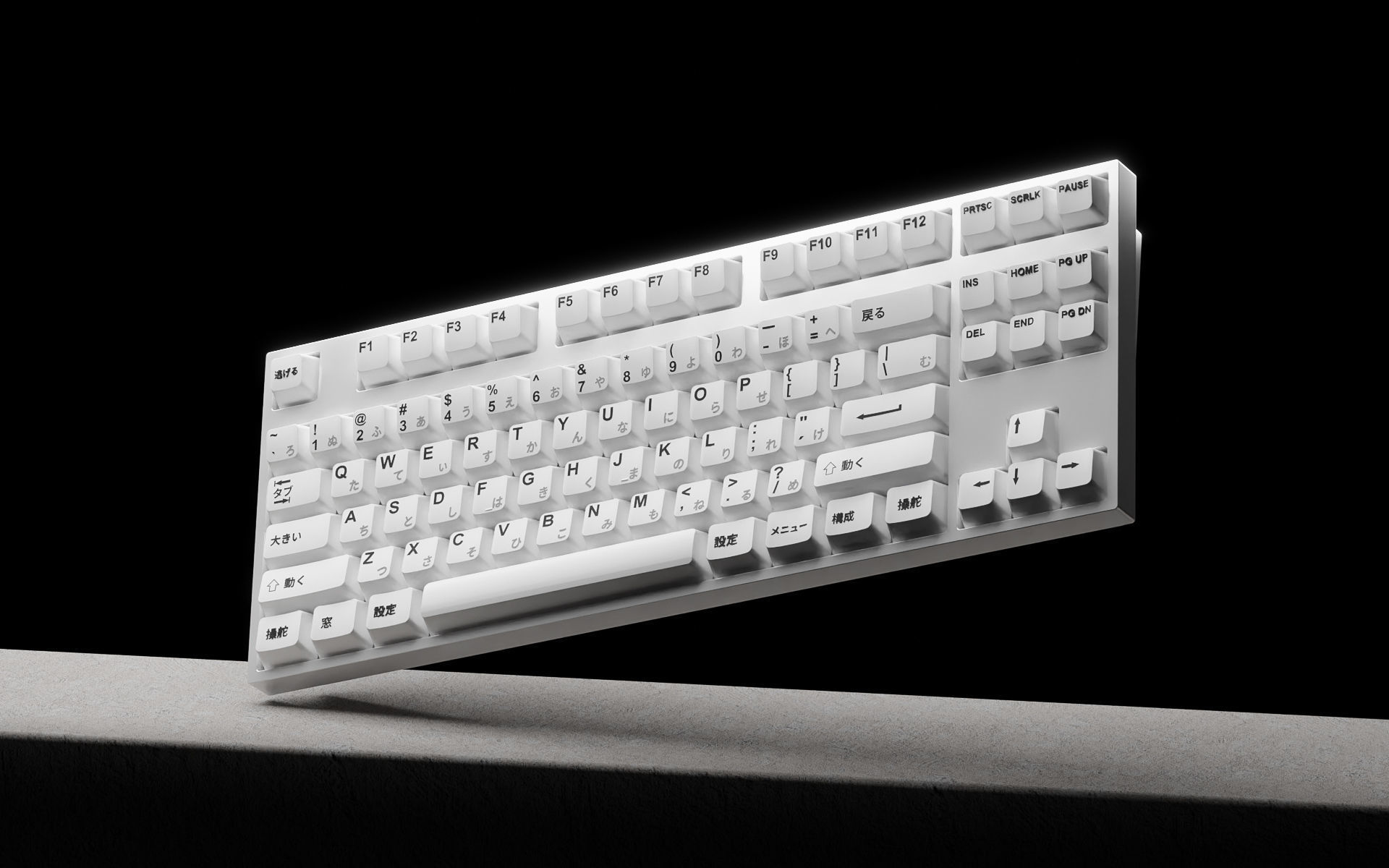 Free Mechanical Keyboard 3D Model Free 3D model_3