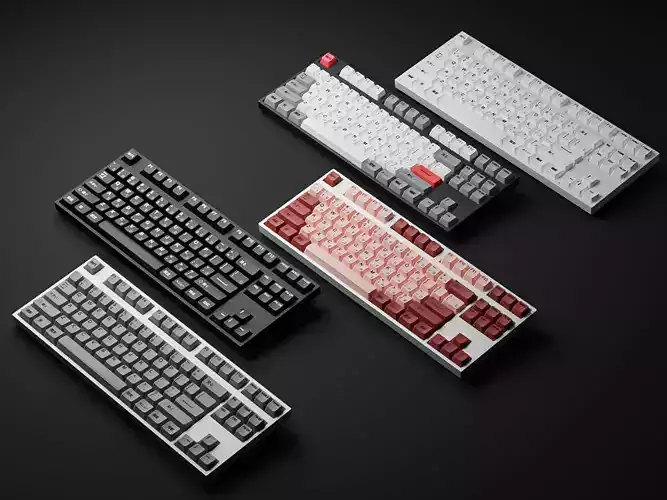 Free Mechanical Keyboard 3D Model Free 3D model