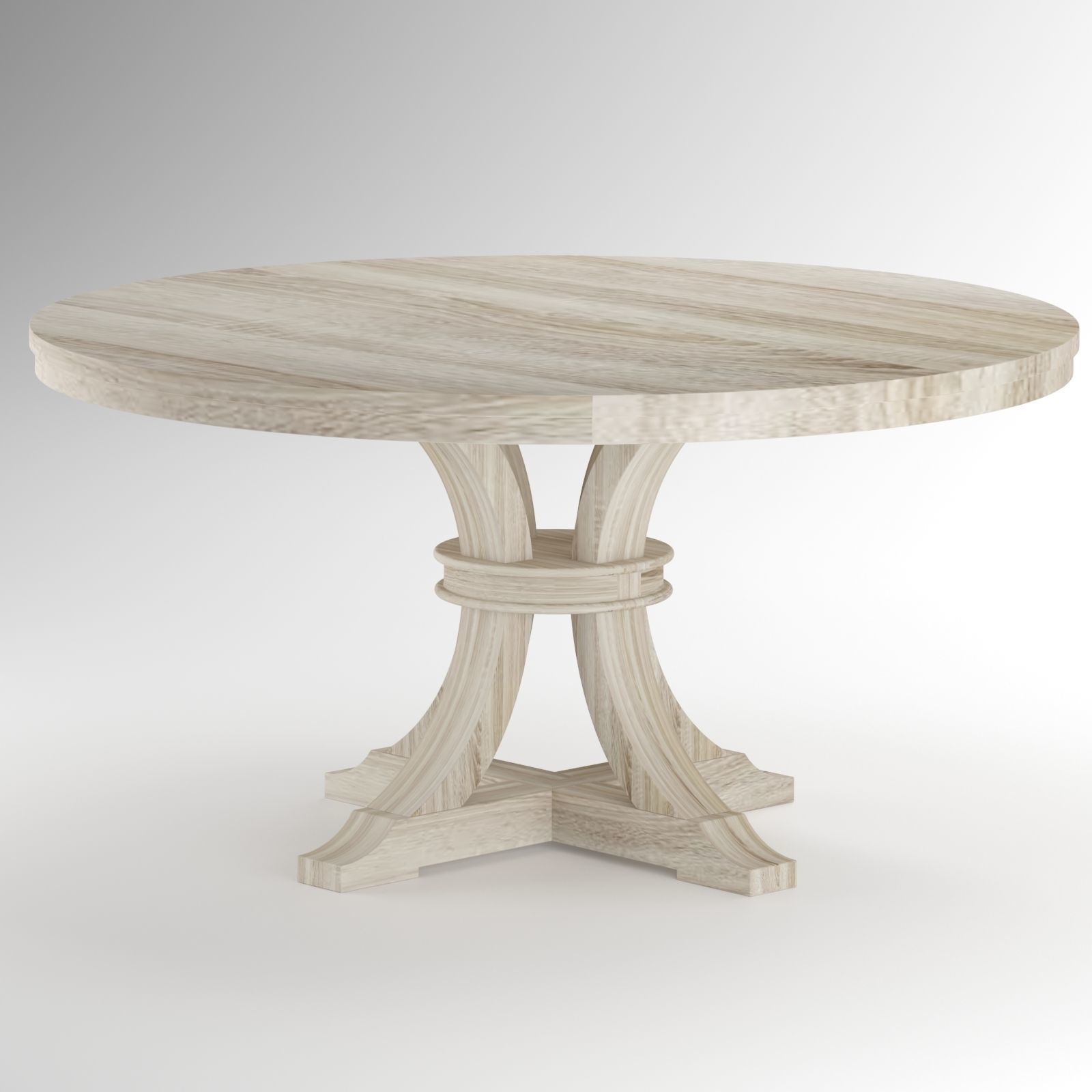 Delano Round Dining Table 3D model CGTrader