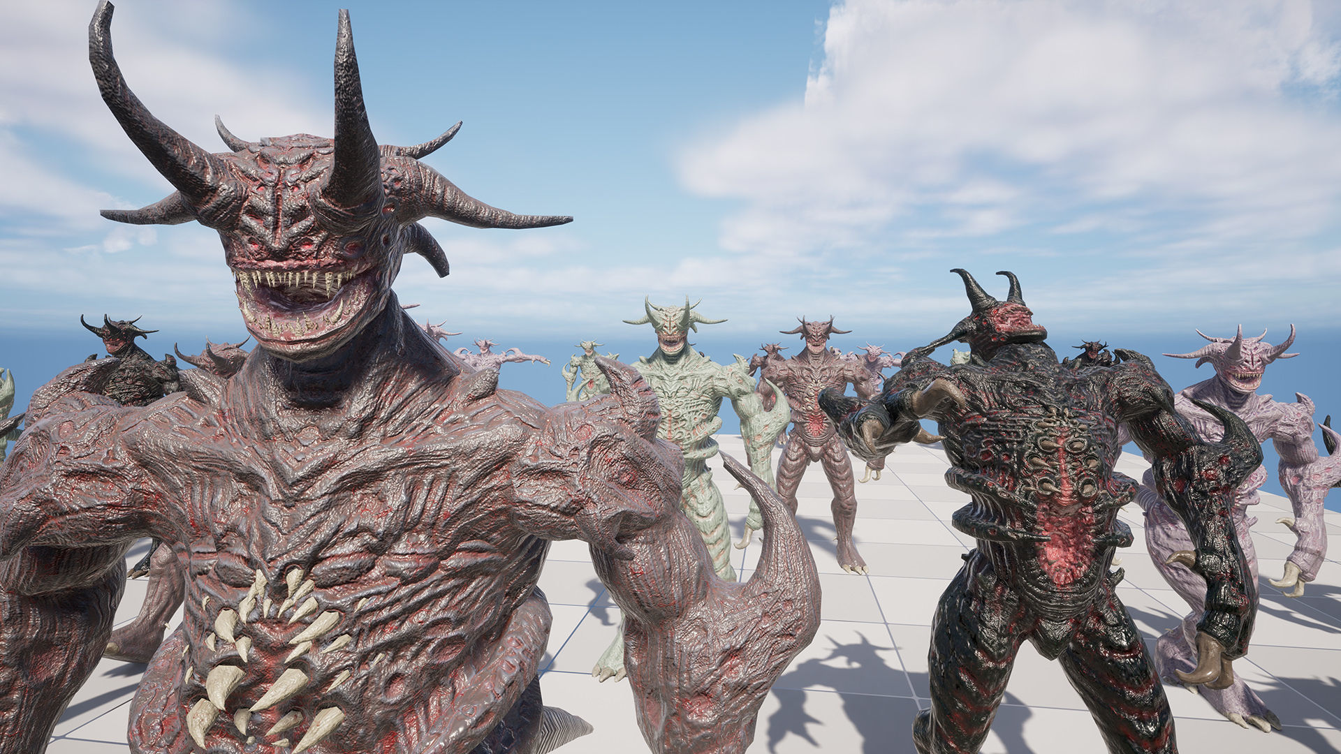 Infernal Demon Low-poly 3D model_14