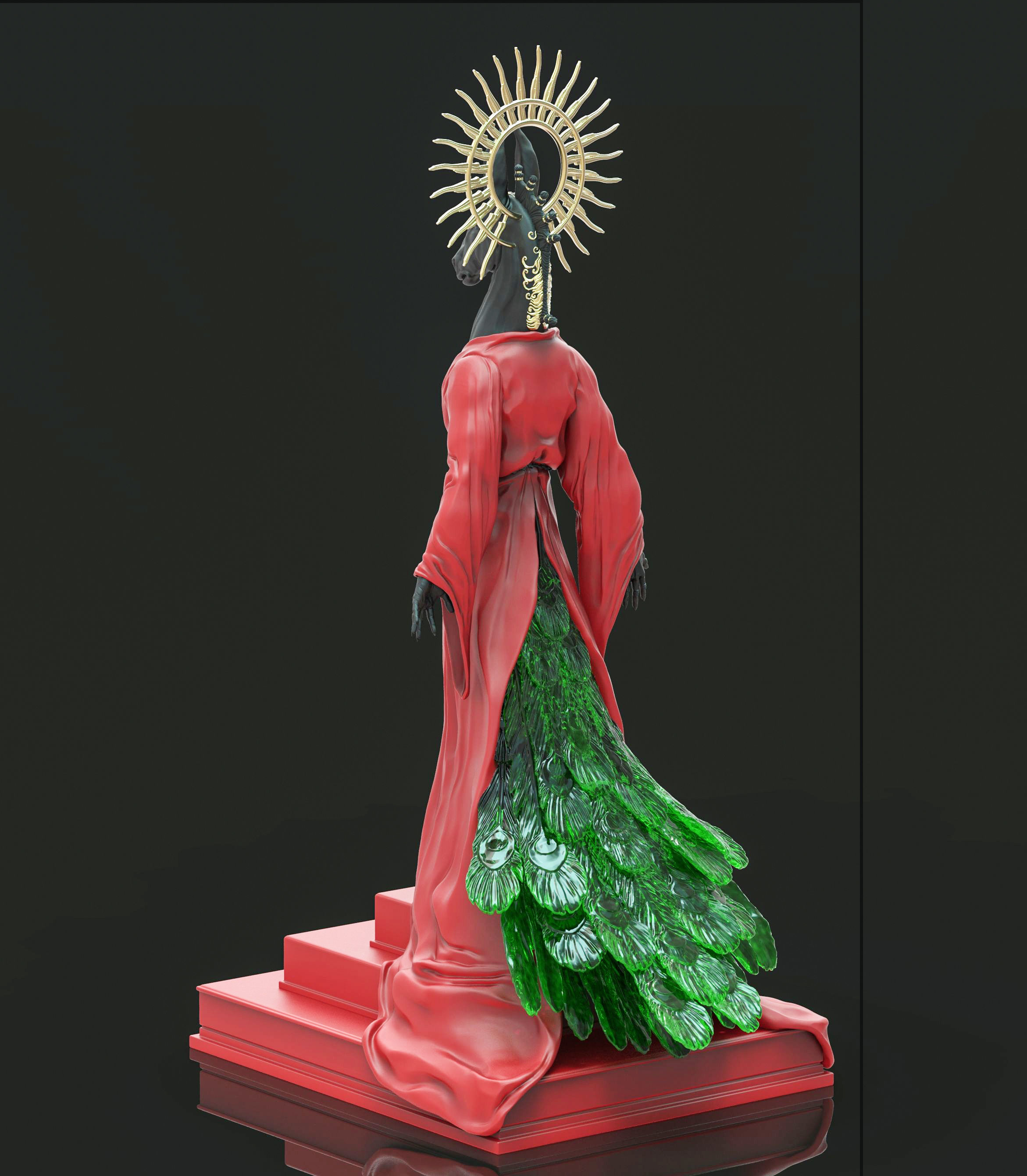 Adramelech demon 3D print model_4