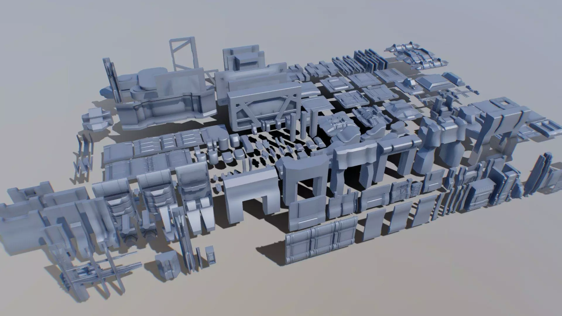 kitbash elements set 02 3D model_0