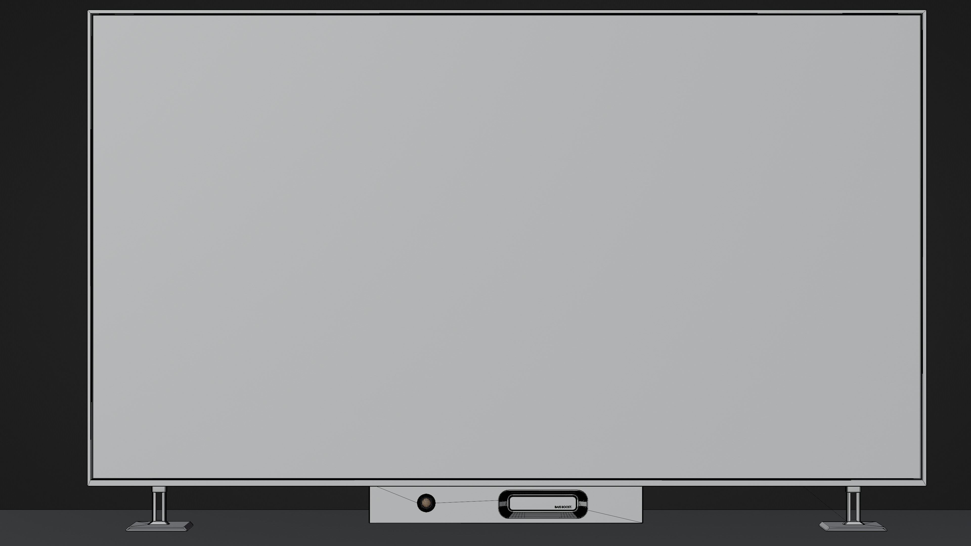 Smart TV Free 3D model_9