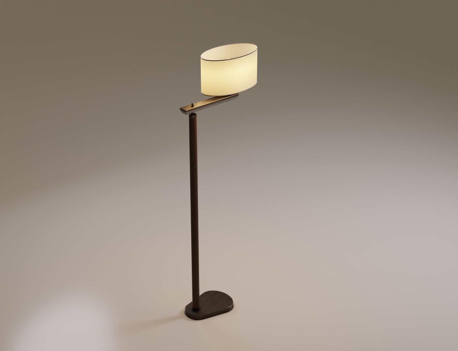 Low-Poly 2 Floor Lamps Low-poly 3D model_11