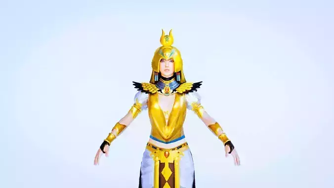 Pubg mobile worrior of ra set  3D model