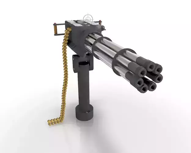 Machine Gun 07 3D model