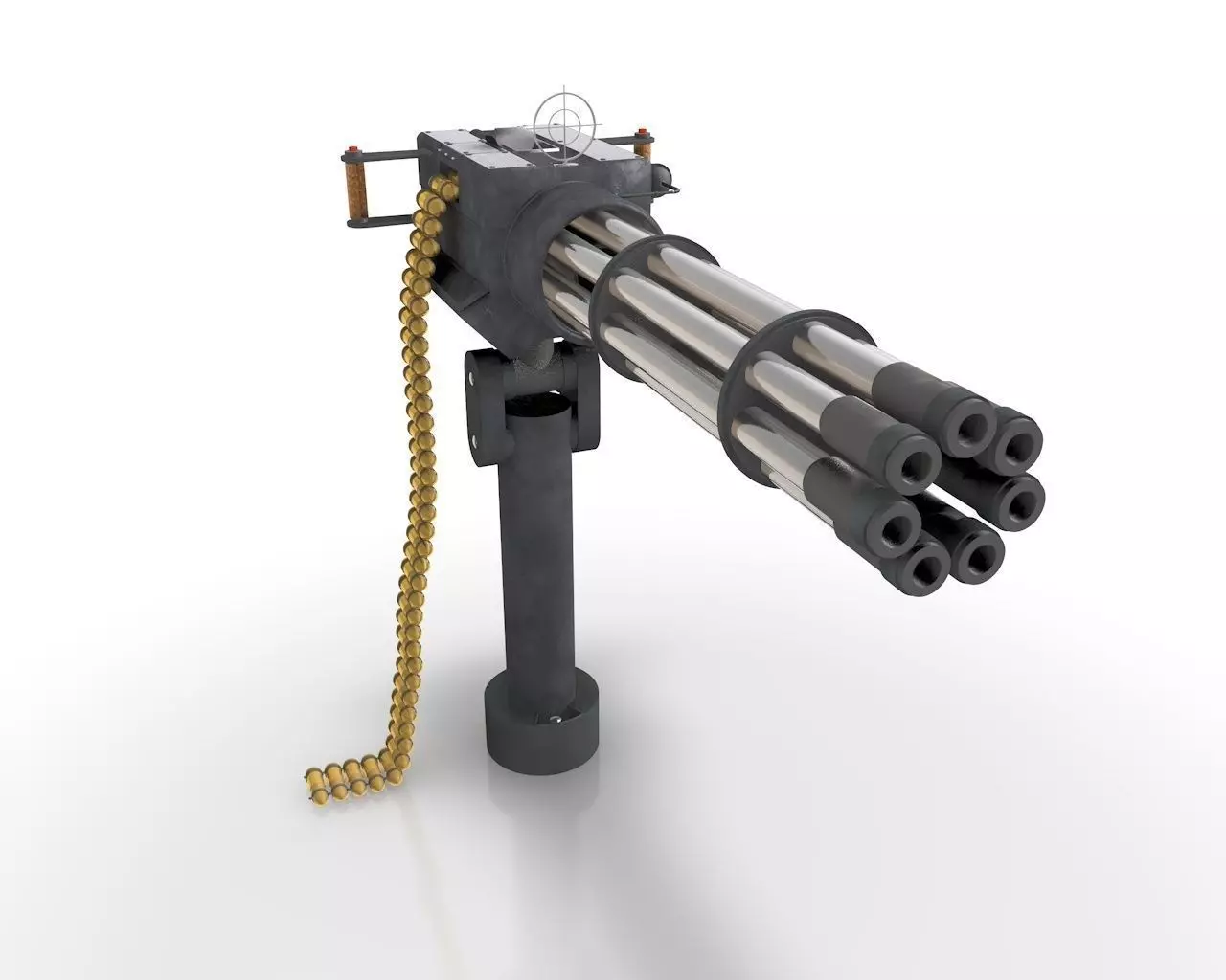 Machine Gun 07 3D model_0