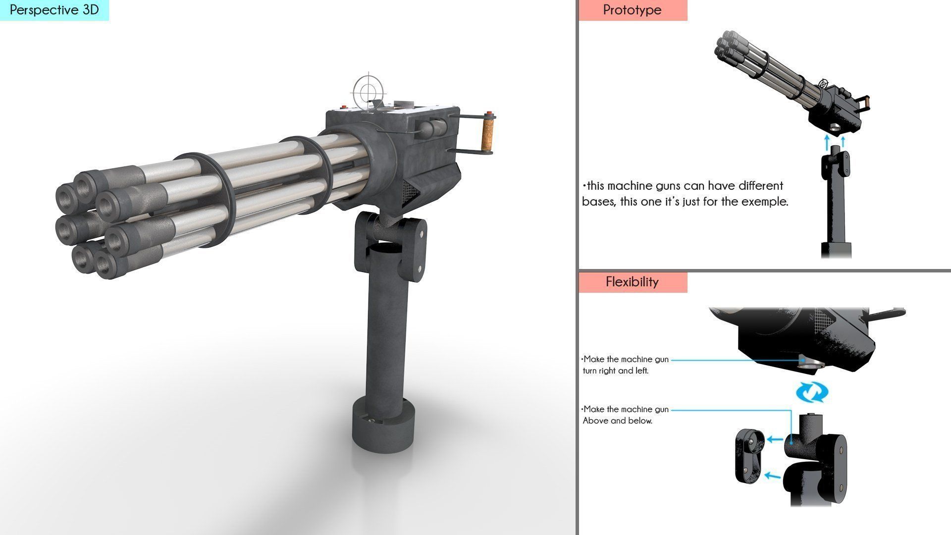 Machine Gun 07 3D model_3