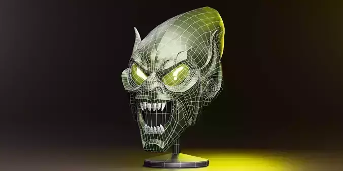 Goblins Helmet Low-poly 3D model Goblins Helmet Low-poly 3D model