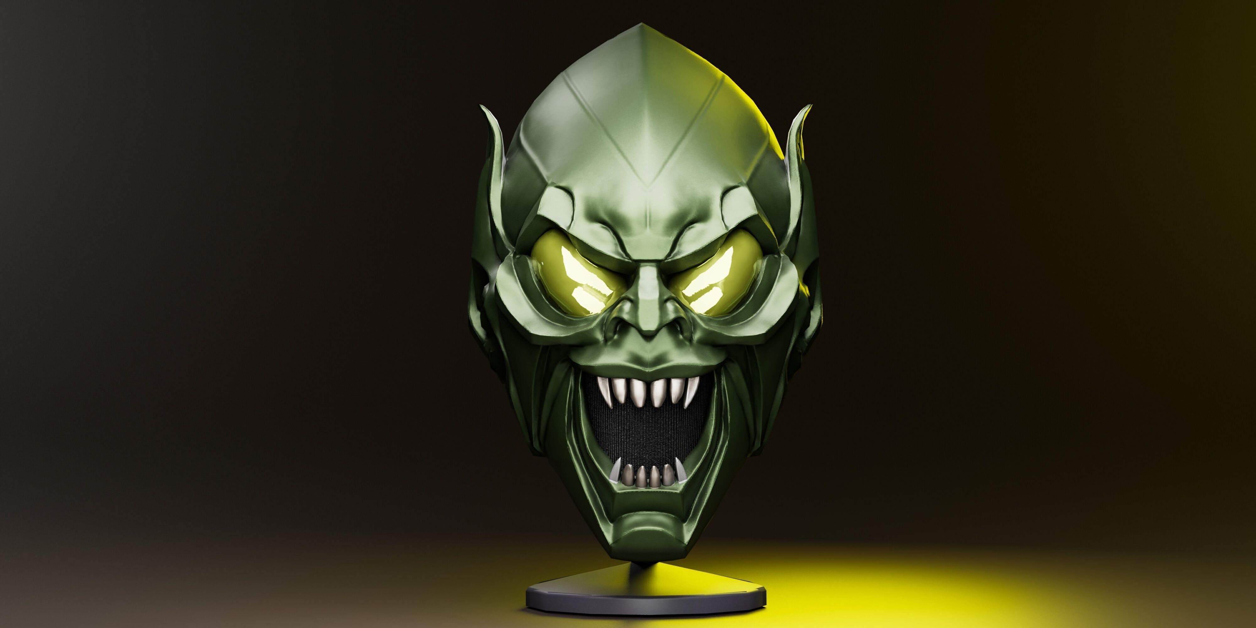 Goblins Helmet Low-poly 3D model_2