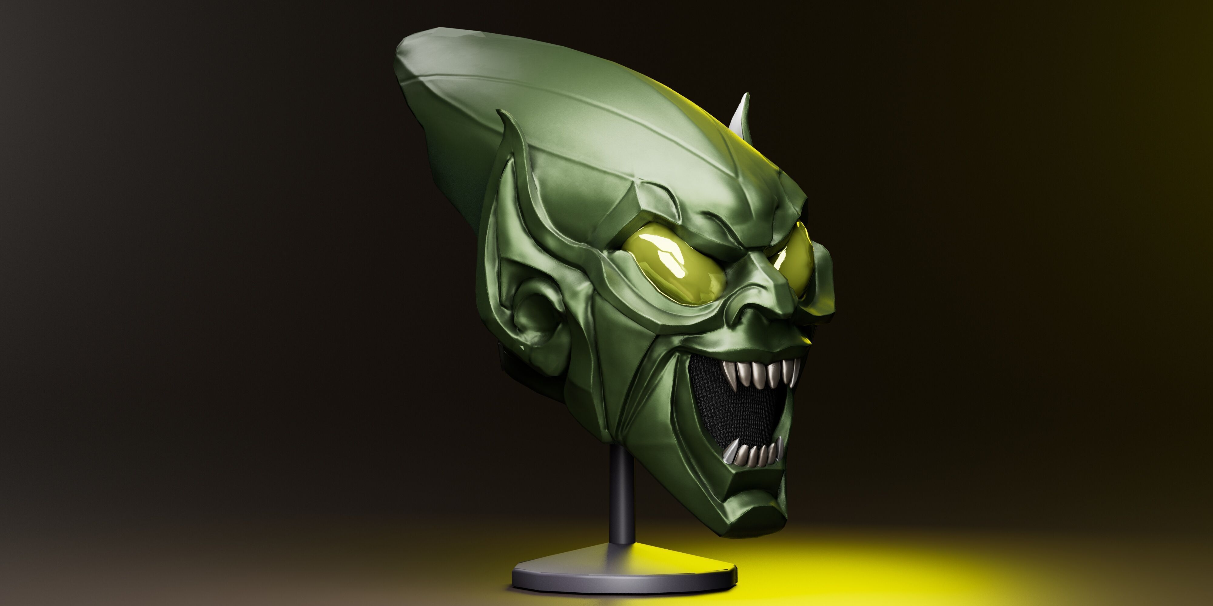 Goblins Helmet Low-poly 3D model_3
