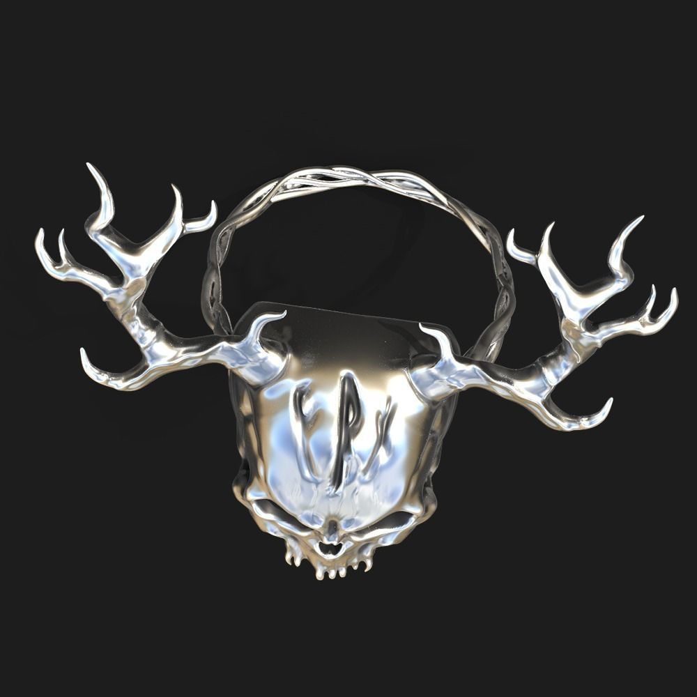 Skull tree 3D print model 3D print model_3