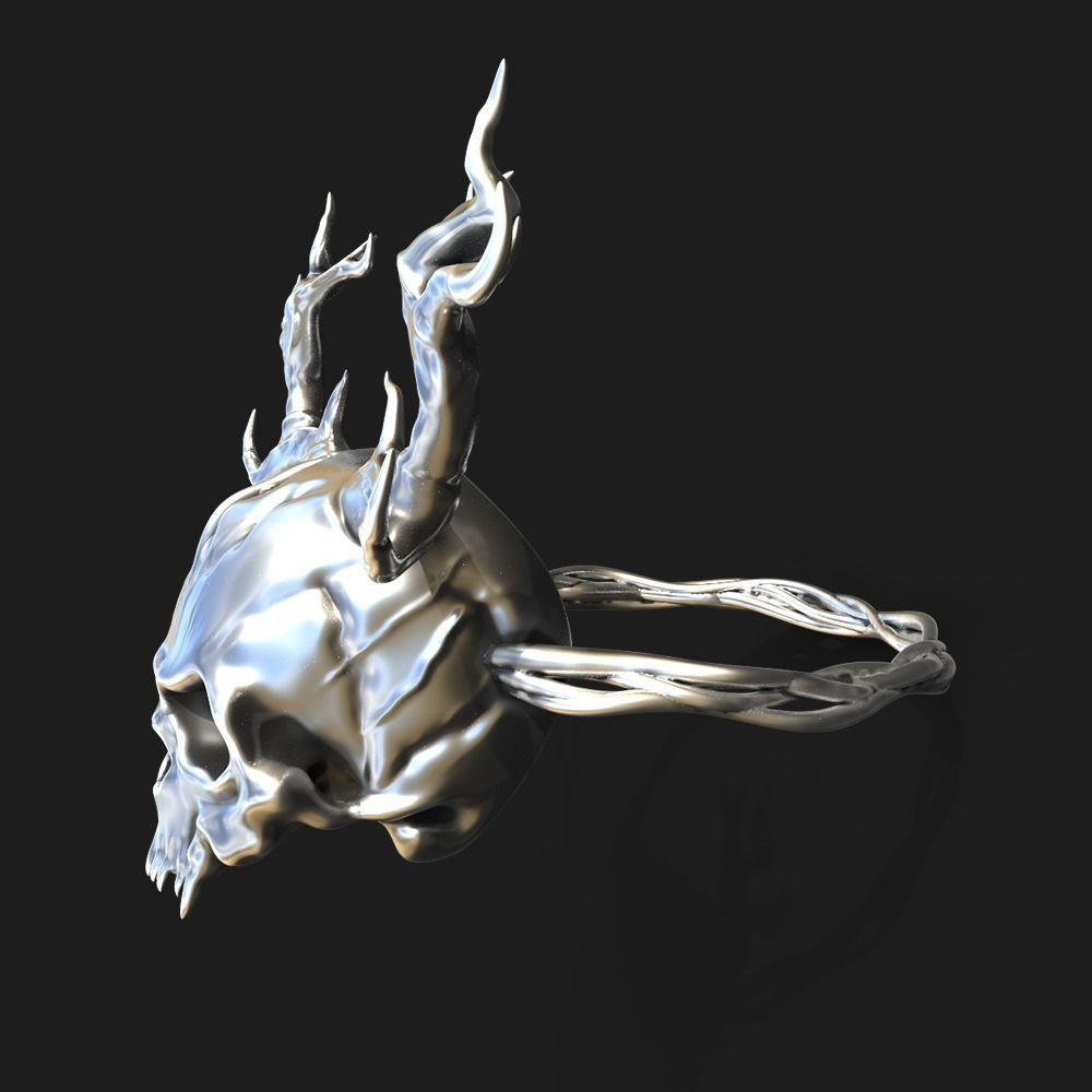 Skull tree 3D print model 3D print model_2