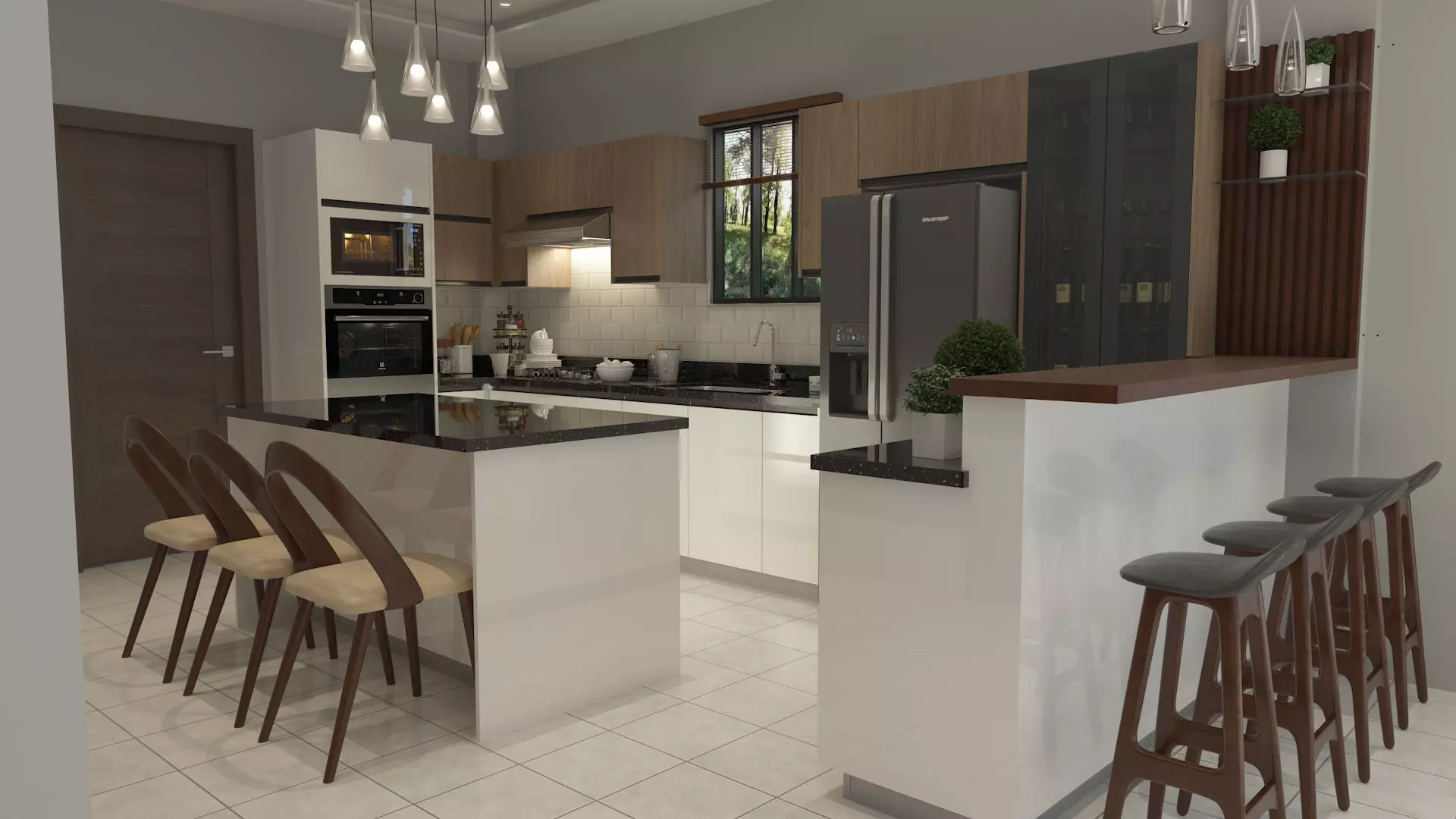 Kitchen scene 001 3D model