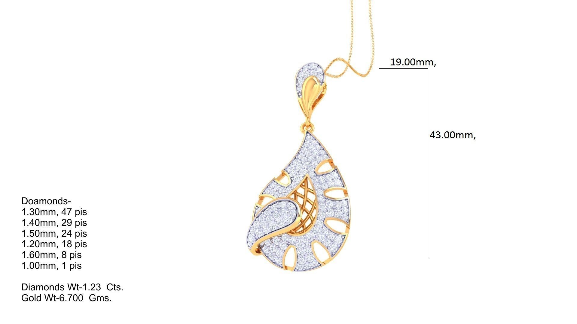 Pendant - 170 3D print model_1