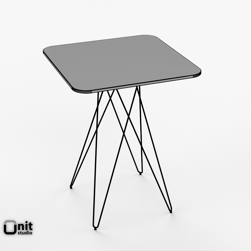 Cimber tables set by Leolux 3D model_9