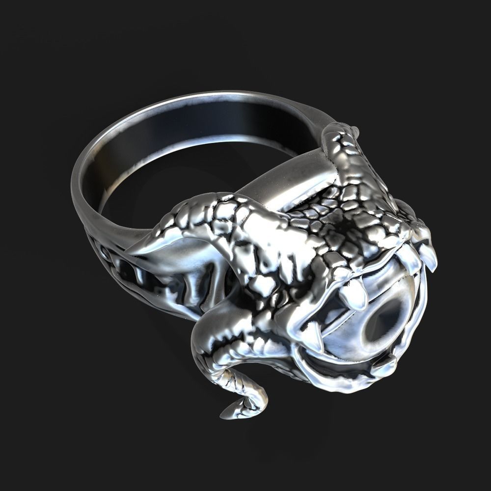 Skull Eye  3D print model_4