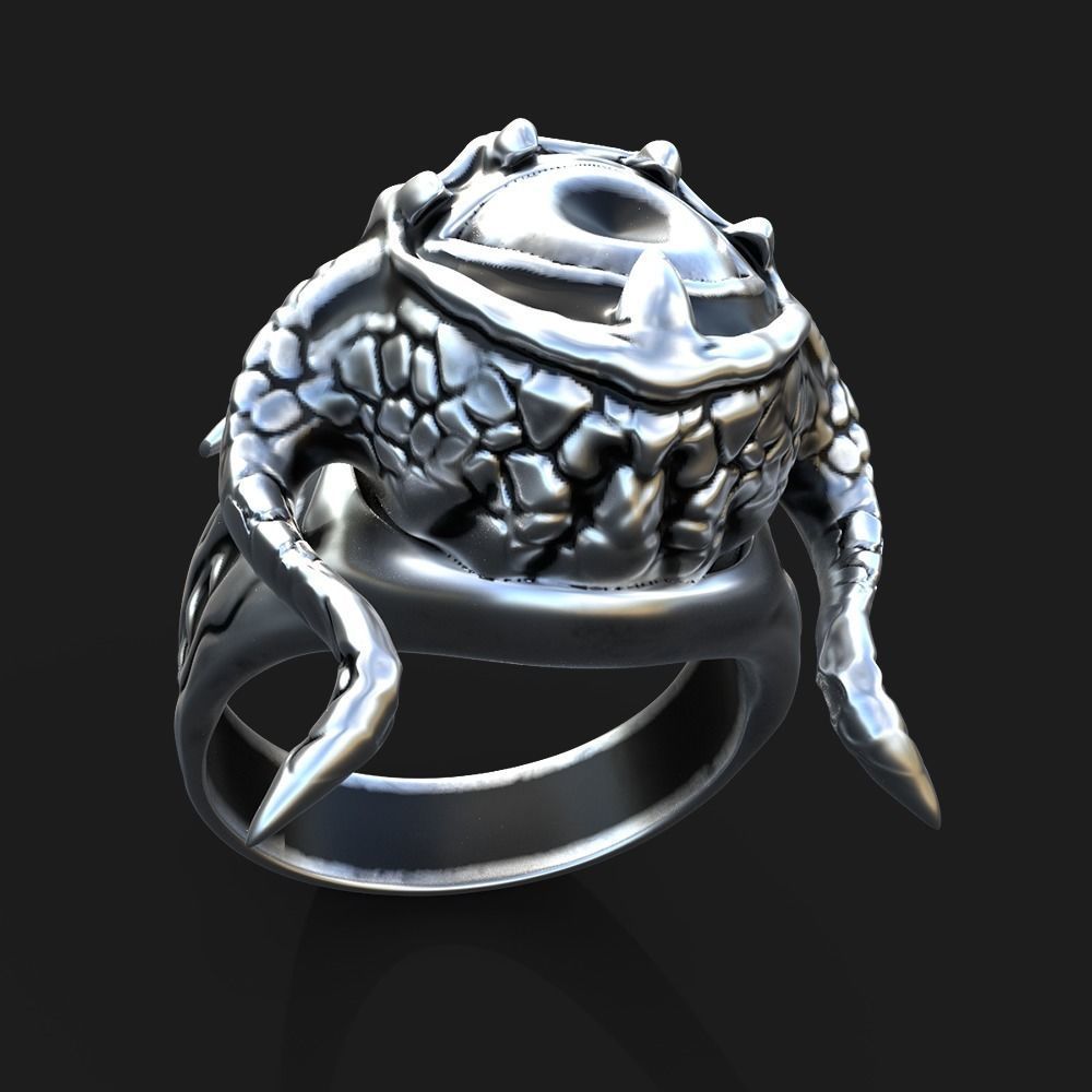 Skull Eye  3D print model_3