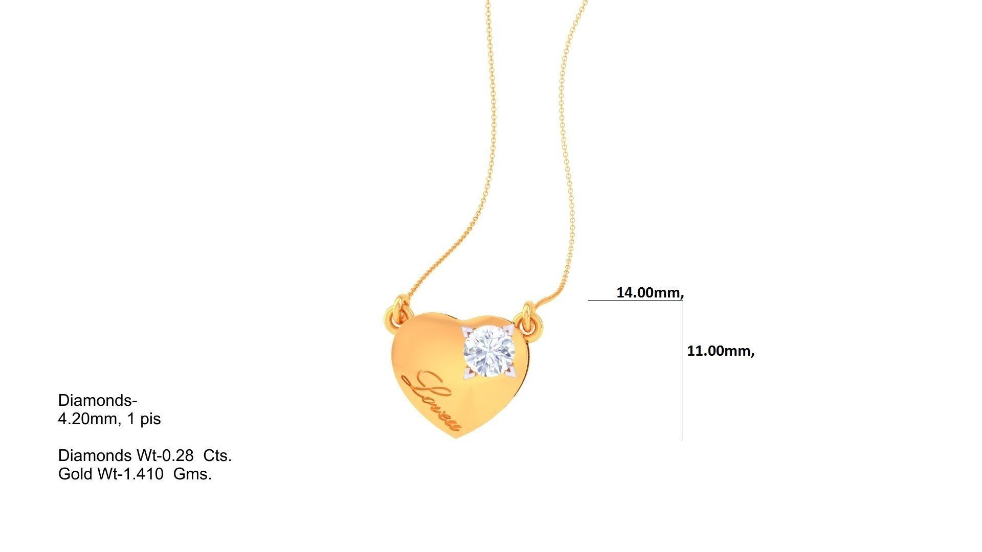 Pendant - 14 3D print model_1