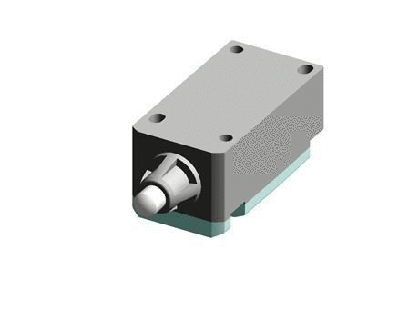 Limit Switch, 40mm, w/ rounded plunger Free 3D model