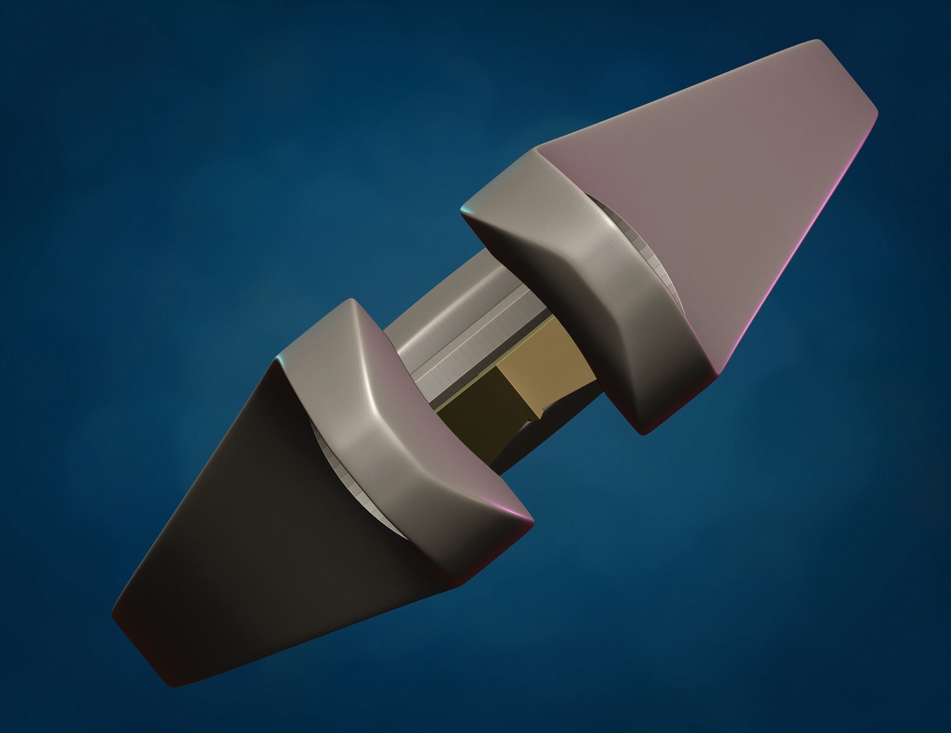 Maple leaf Pendant 3D print model_6