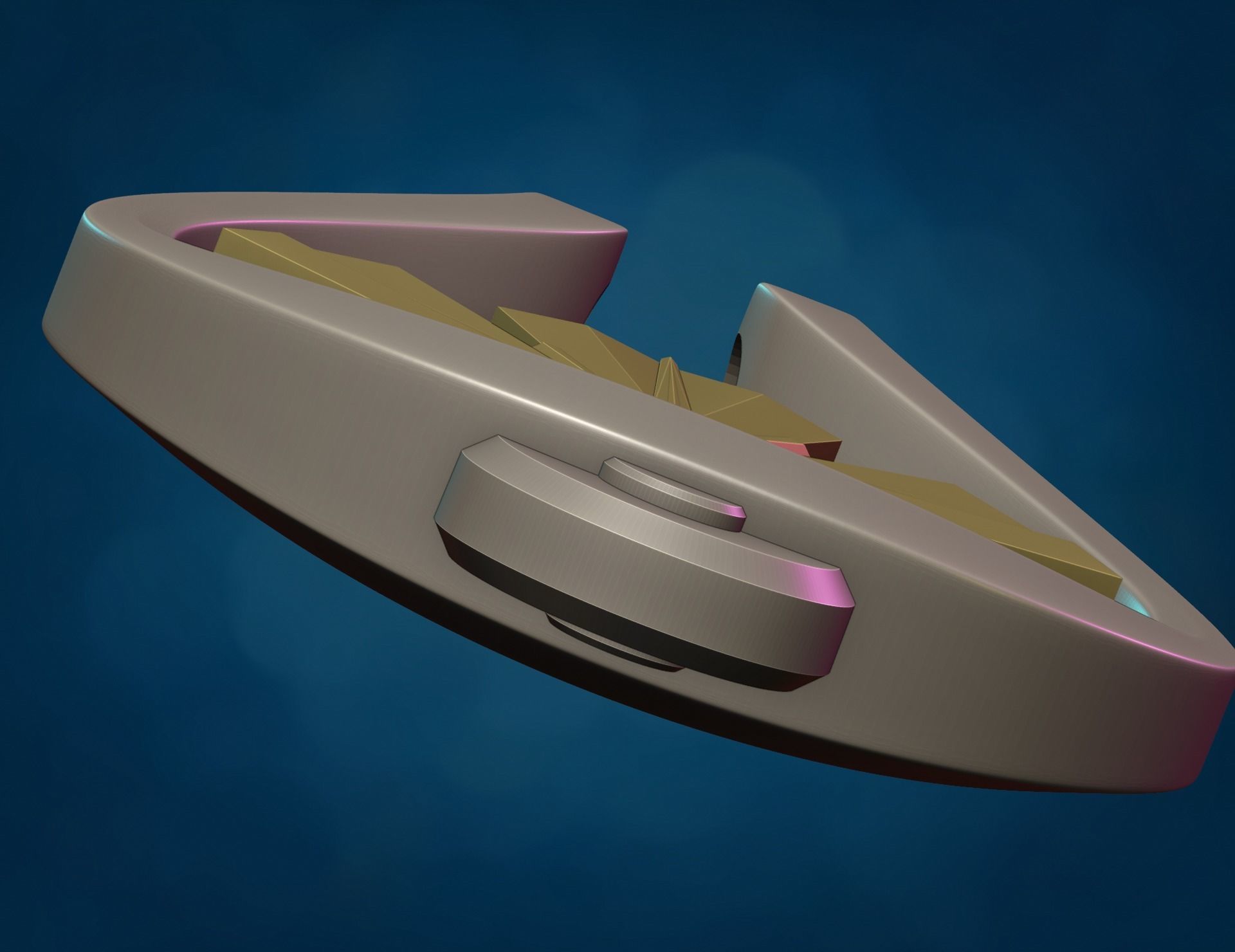 Maple leaf Pendant 3D print model_7