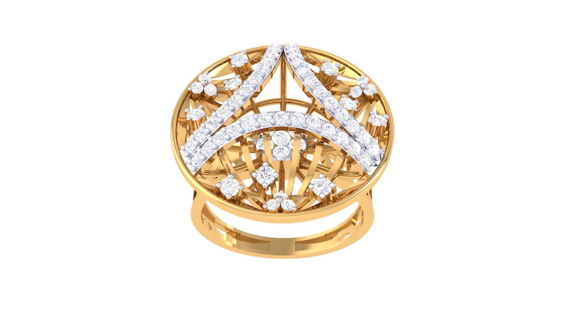 Cocktail Ring - 74 3D print model_2