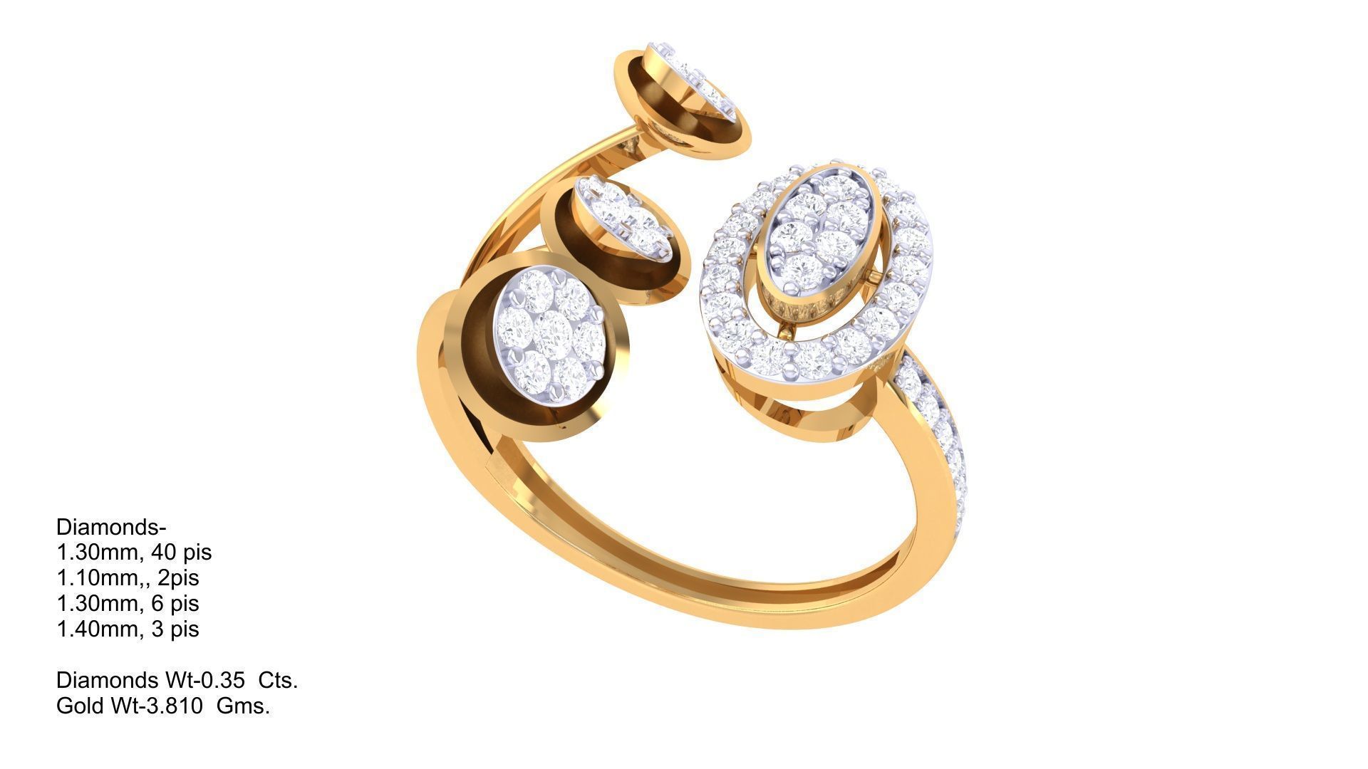 Cocktail Ring - 73 3D print model_1