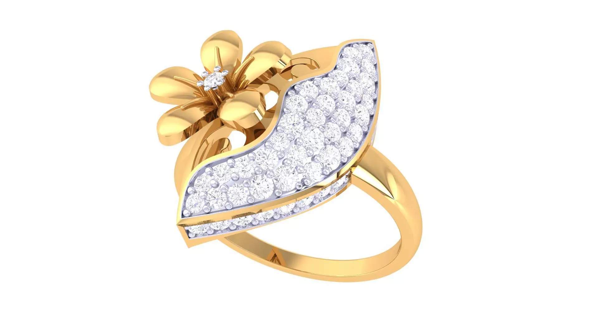 Cocktail Ring - 63 3D print model_0