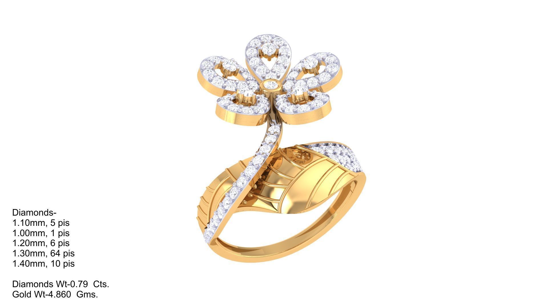 Cocktail Ring - 39 3D print model_1