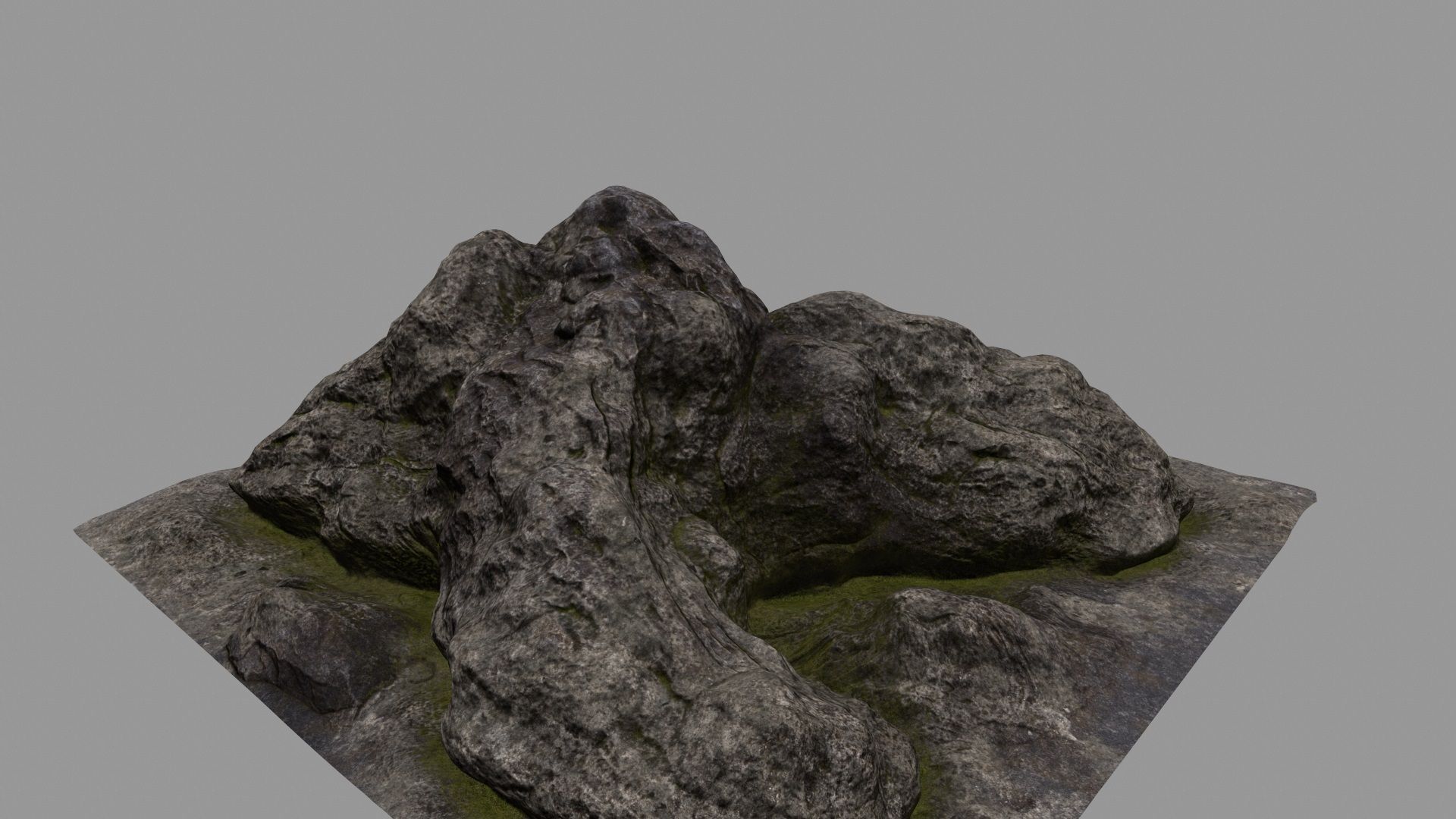 rock  mountain 008 3D model_2