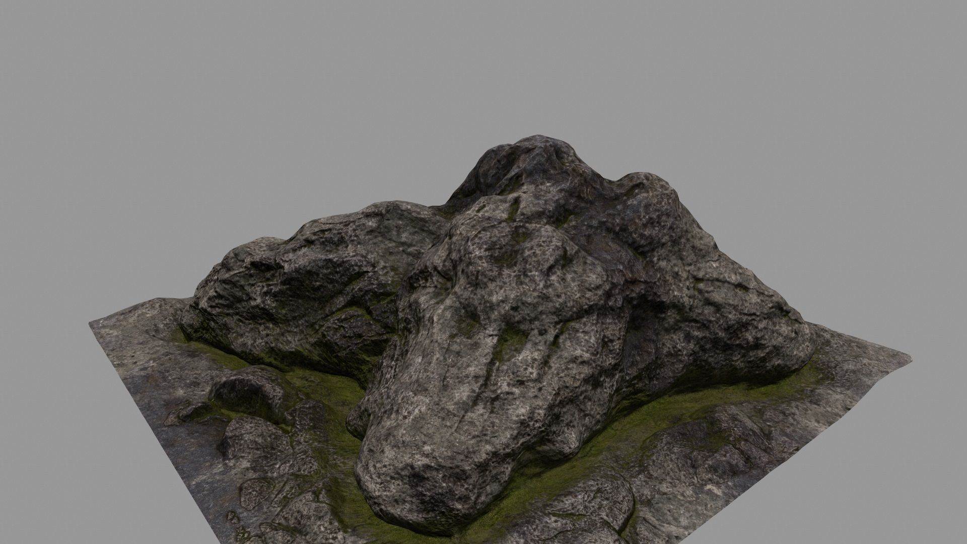 rock  mountain 008 3D model_6