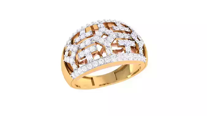 Cocktail Ring - 25 3D print model