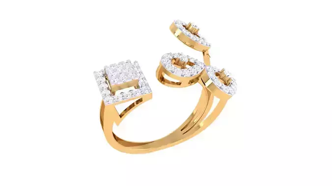 Cocktail Ring - 21 3D print model