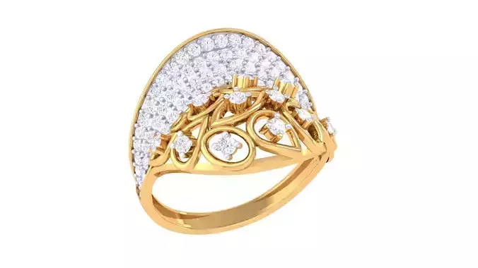 Cocktail Ring - 14 3D print model