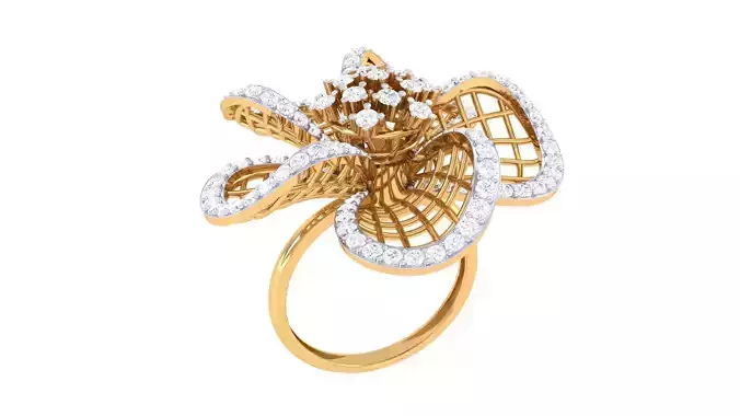 Cocktail Ring - 13 3D print model