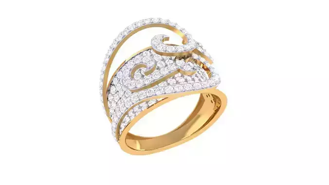Cocktail Ring - 12 3D print model