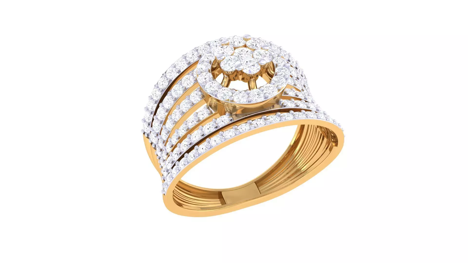 Cocktail Ring - 11 3D print model_0