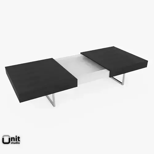 Tablet extendable table by Leolux