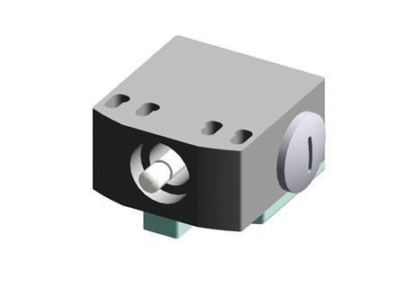 Limit Switch, 50mm, w/ rounded plunger Free 3D model