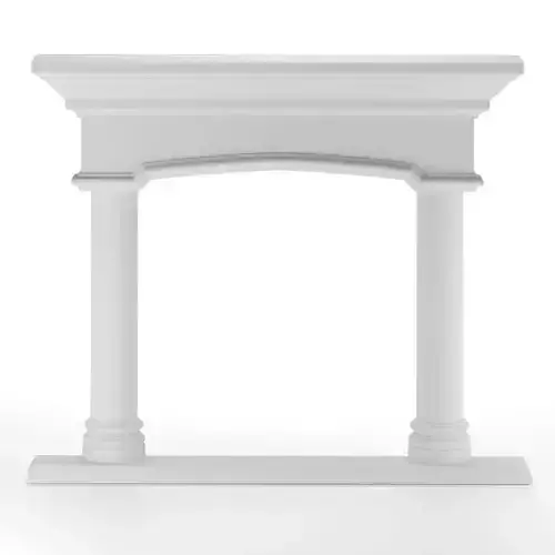 Arch Balboa Caststone Fireplace Surround 3D model