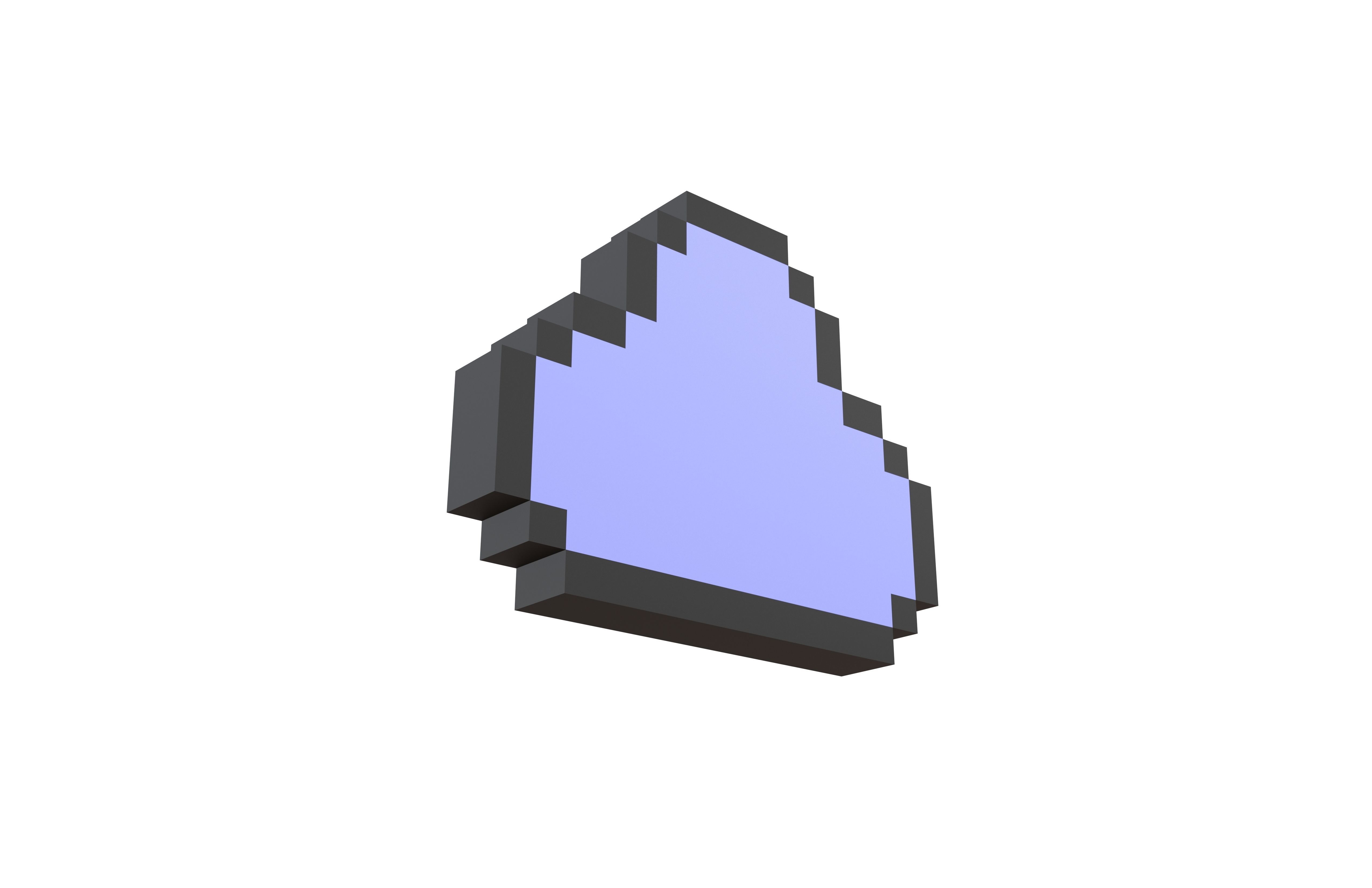 Pixel Cloud V1 004 Low-poly 3D model_2