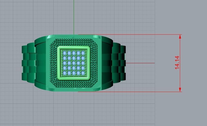 men jewelry ring 3D print model_8